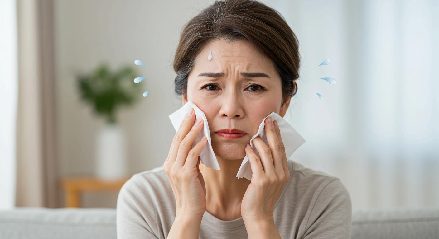 갱년기 안면홍조 증상과 치료법 (+ 갱년기 안면홍조에 좋은 건강식품)