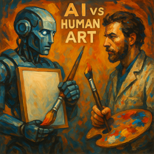 AI vs 인간 예술의 표현방식, 감정의 깊이와 창작방식