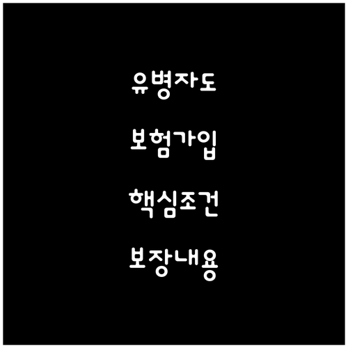 유병자 보험 가입 조건 및 주요 보장..