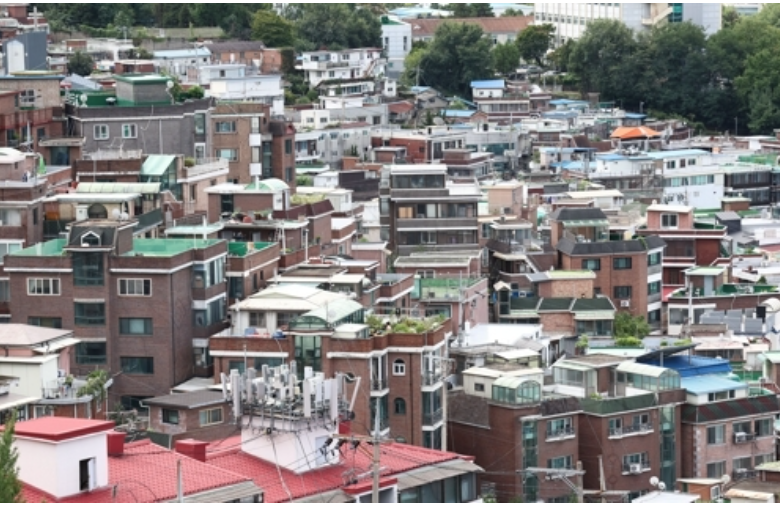 빌라촌 사진