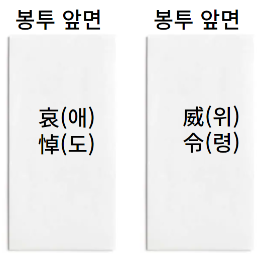 부의금작성