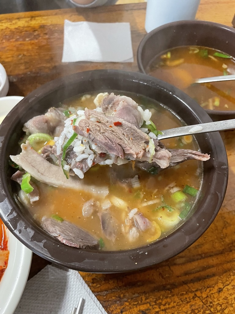 이화찹쌀순대 순대국