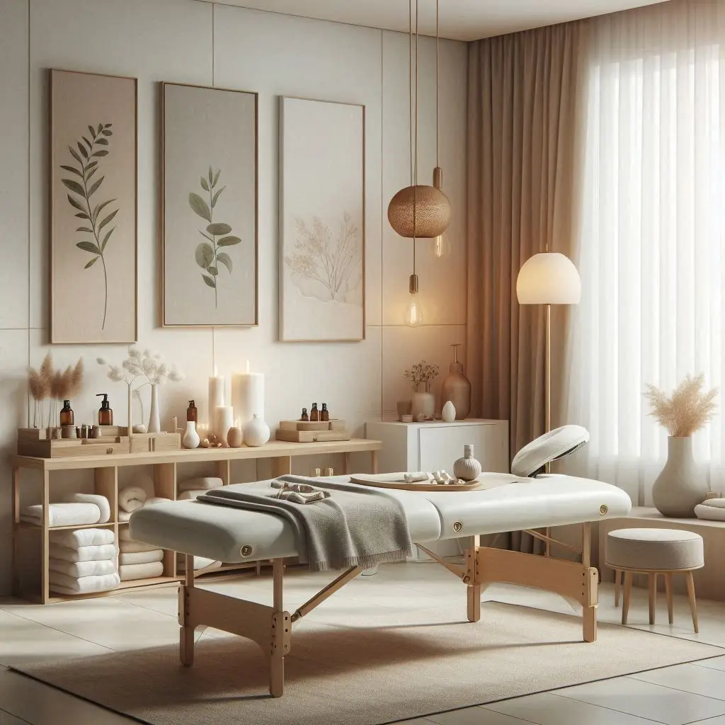 피부,체형관리 샵 배경