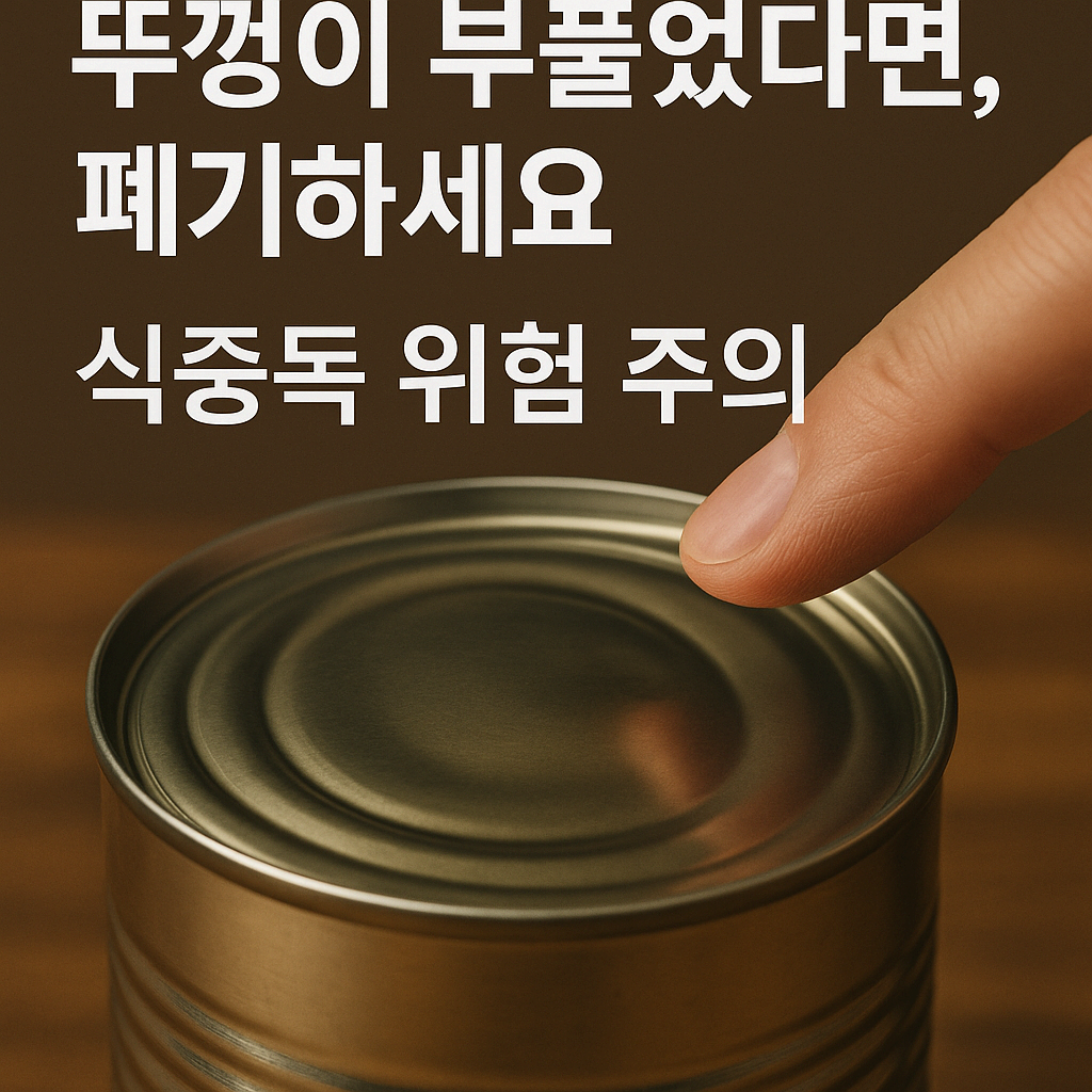 “이 흔적 있으면 절대 먹지 마세요”…통조림 먹고 전신마비? 실화입니다