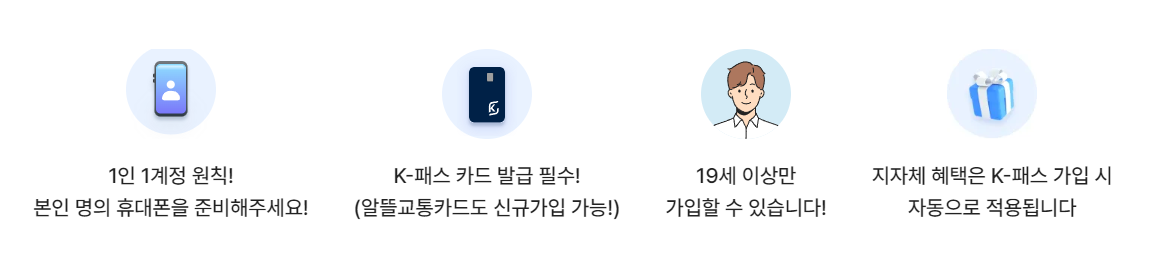 K패스 카드 신청 방법 및 혜택 안내