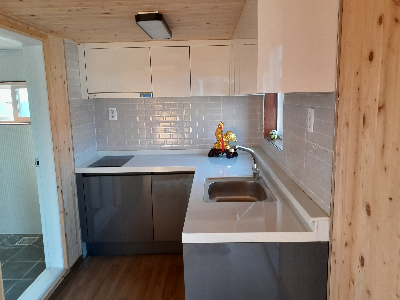 10평 이동식 주택 거실