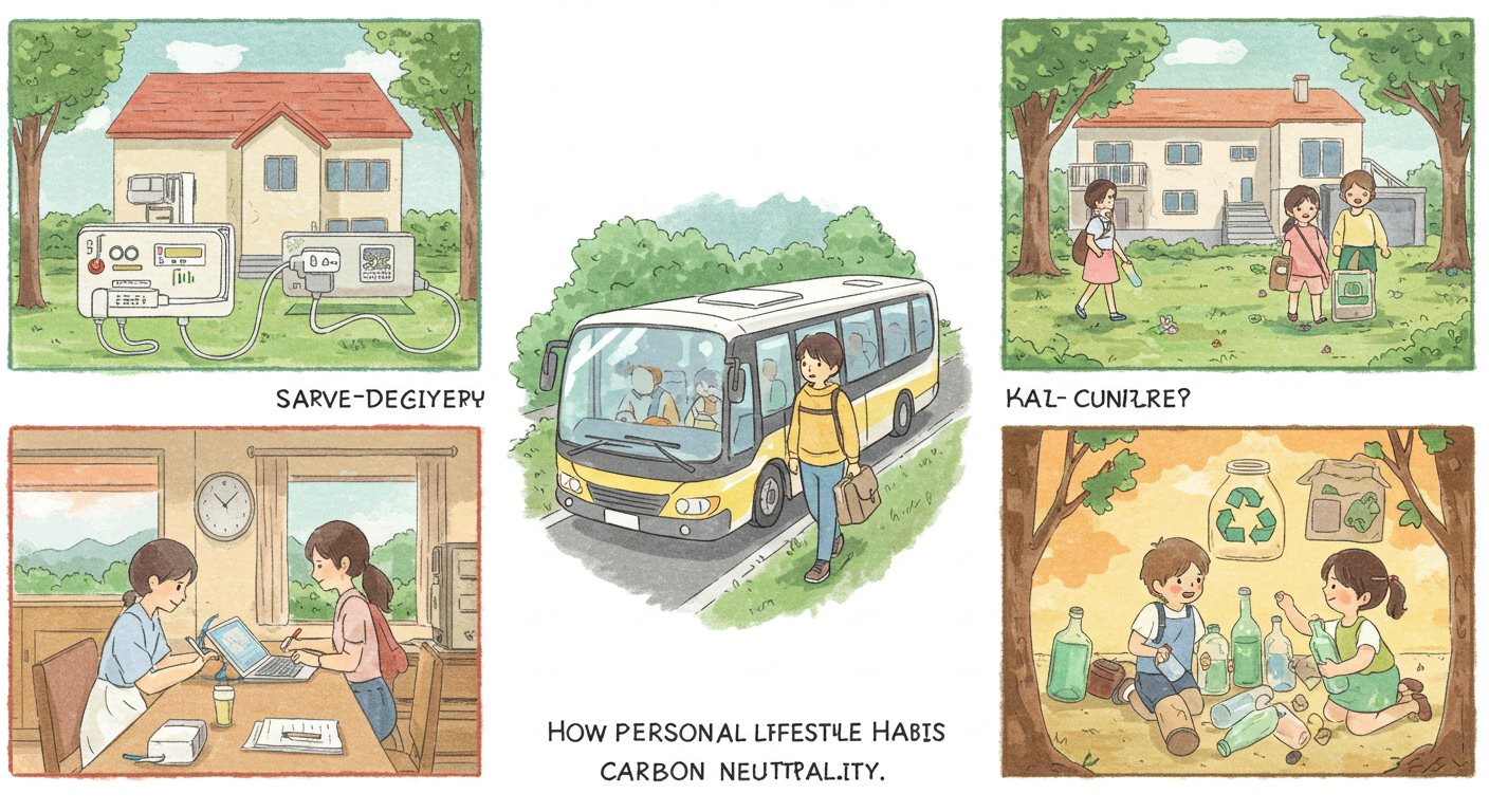개인의 생활 습관이 탄소중립에 미치는 영향