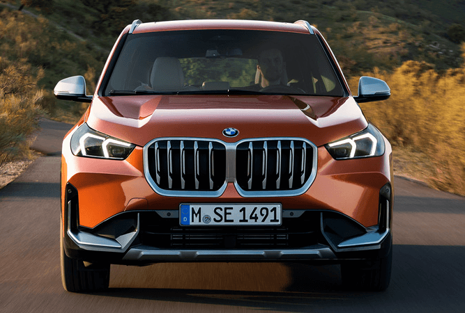 BMW X1 전면부&#44; 키드니 그릴&#44; 범퍼