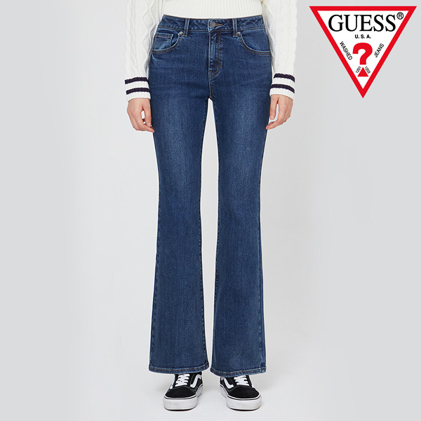 게스 여성 DBL톤 레귤러 붓컷 YM3D9162