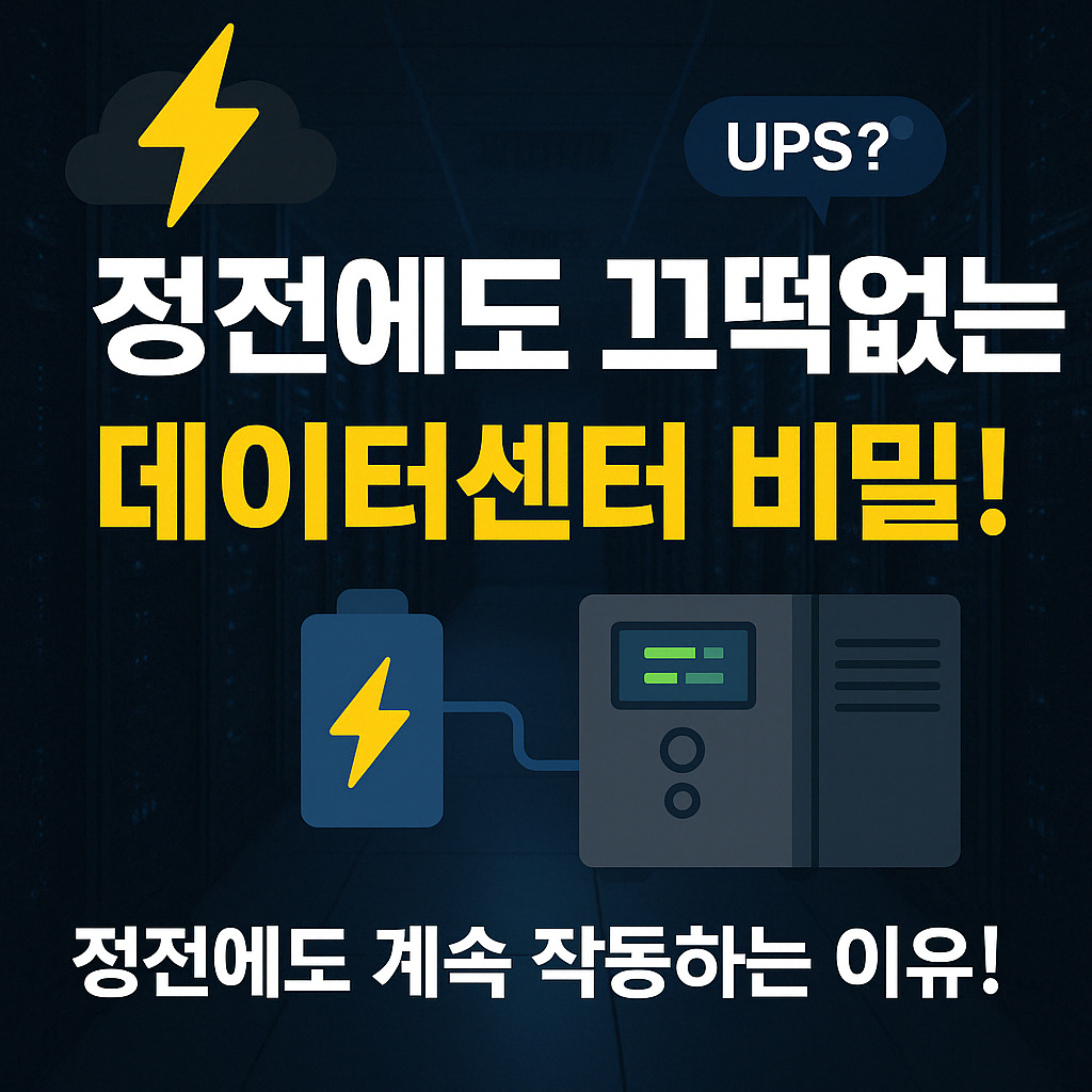 [기술리포트] 데이터센터에서 UPS의 역할: 데이터센터가 정전에 대비하는 방법