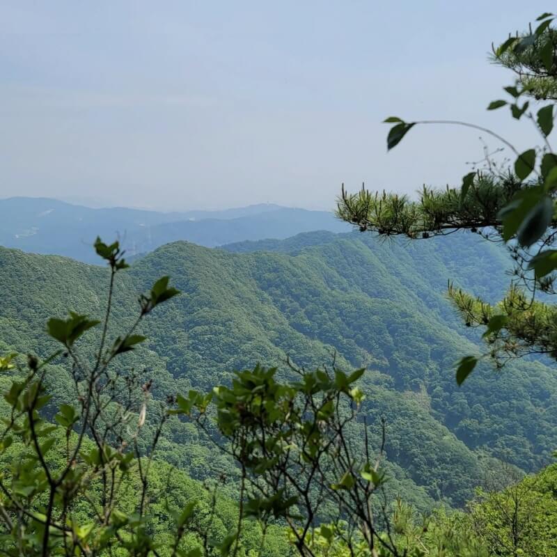 소요산 능선 북쪽