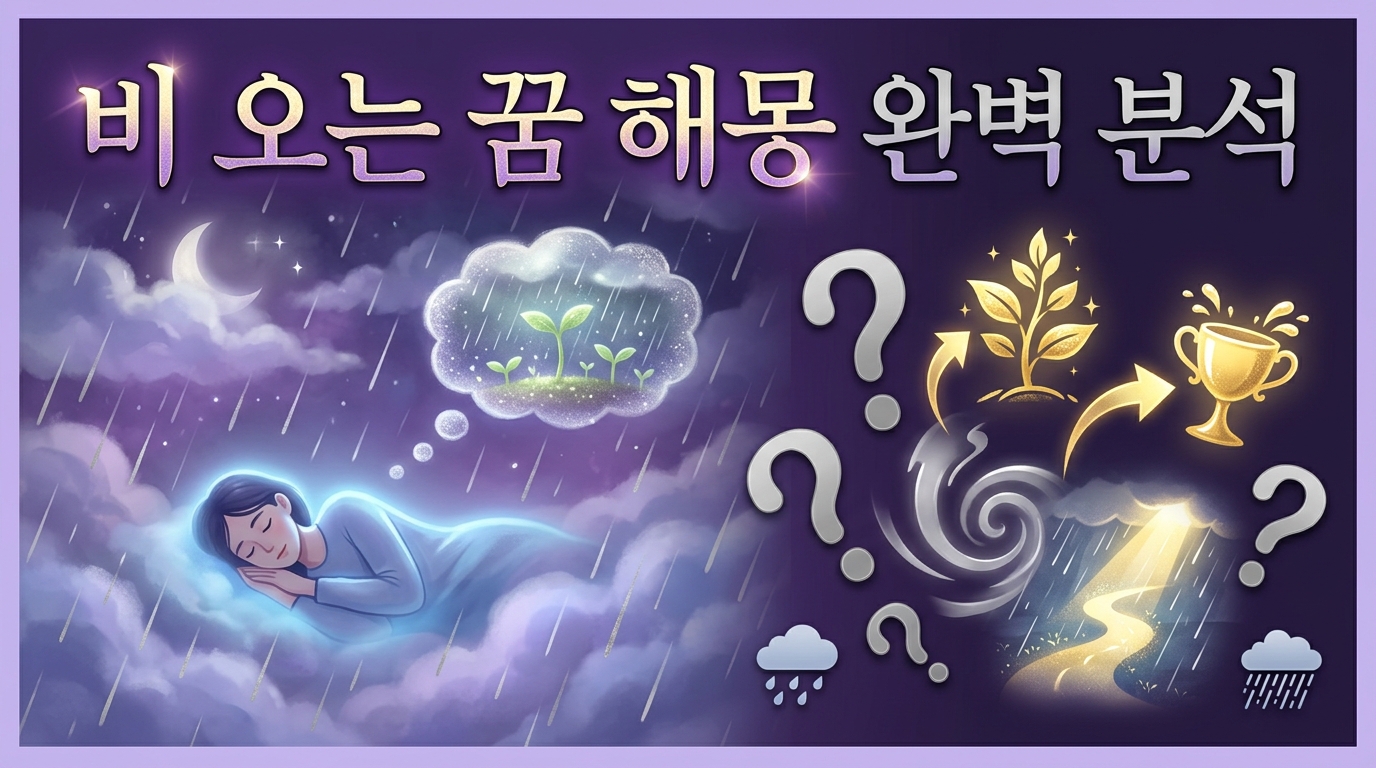 비오는 꿈해몽