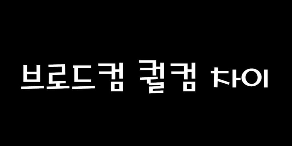 브로드컴 퀄컴 차이