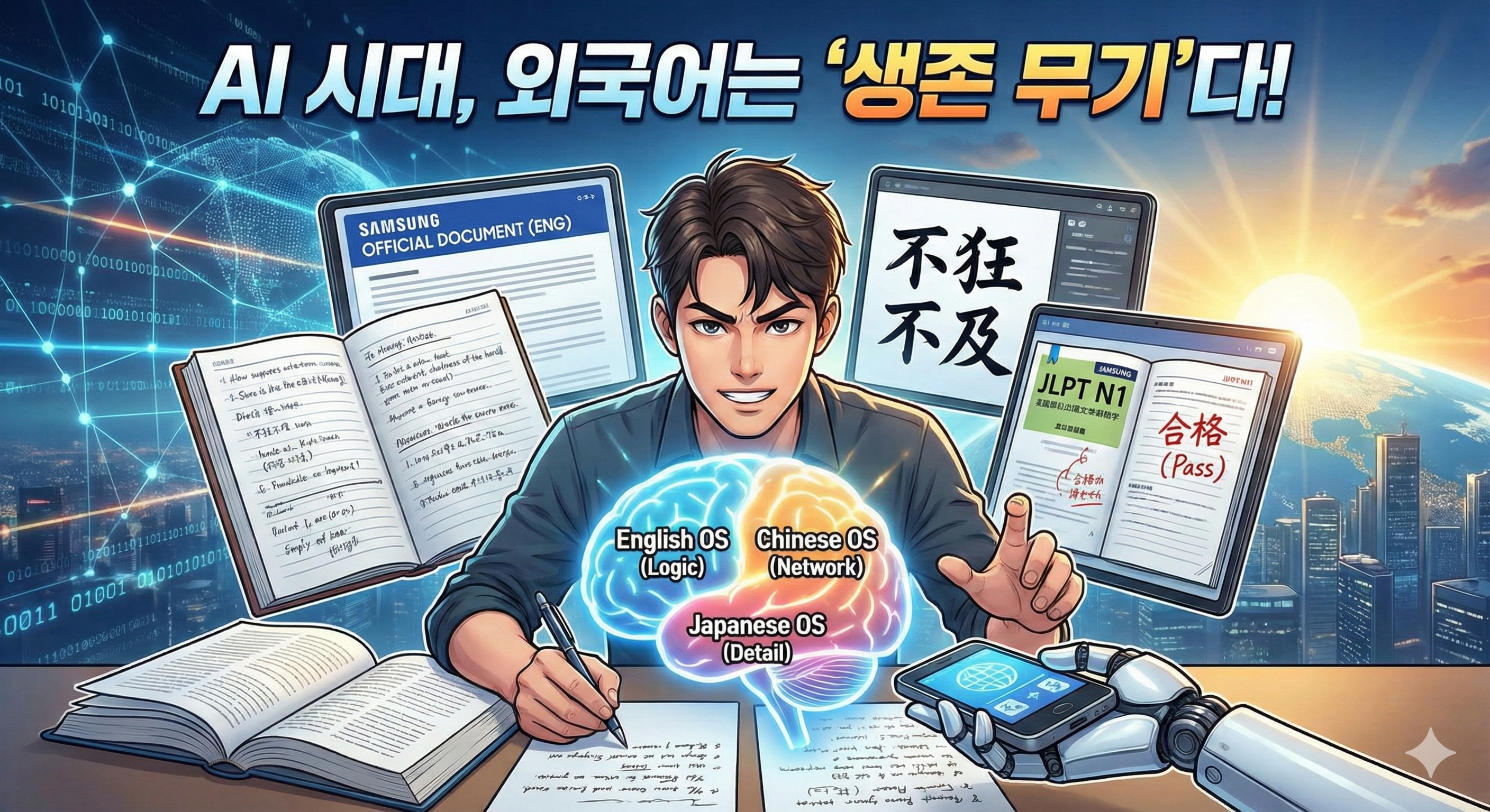 다들 외국어 포기할 때 삼성은 반대로 움직였다