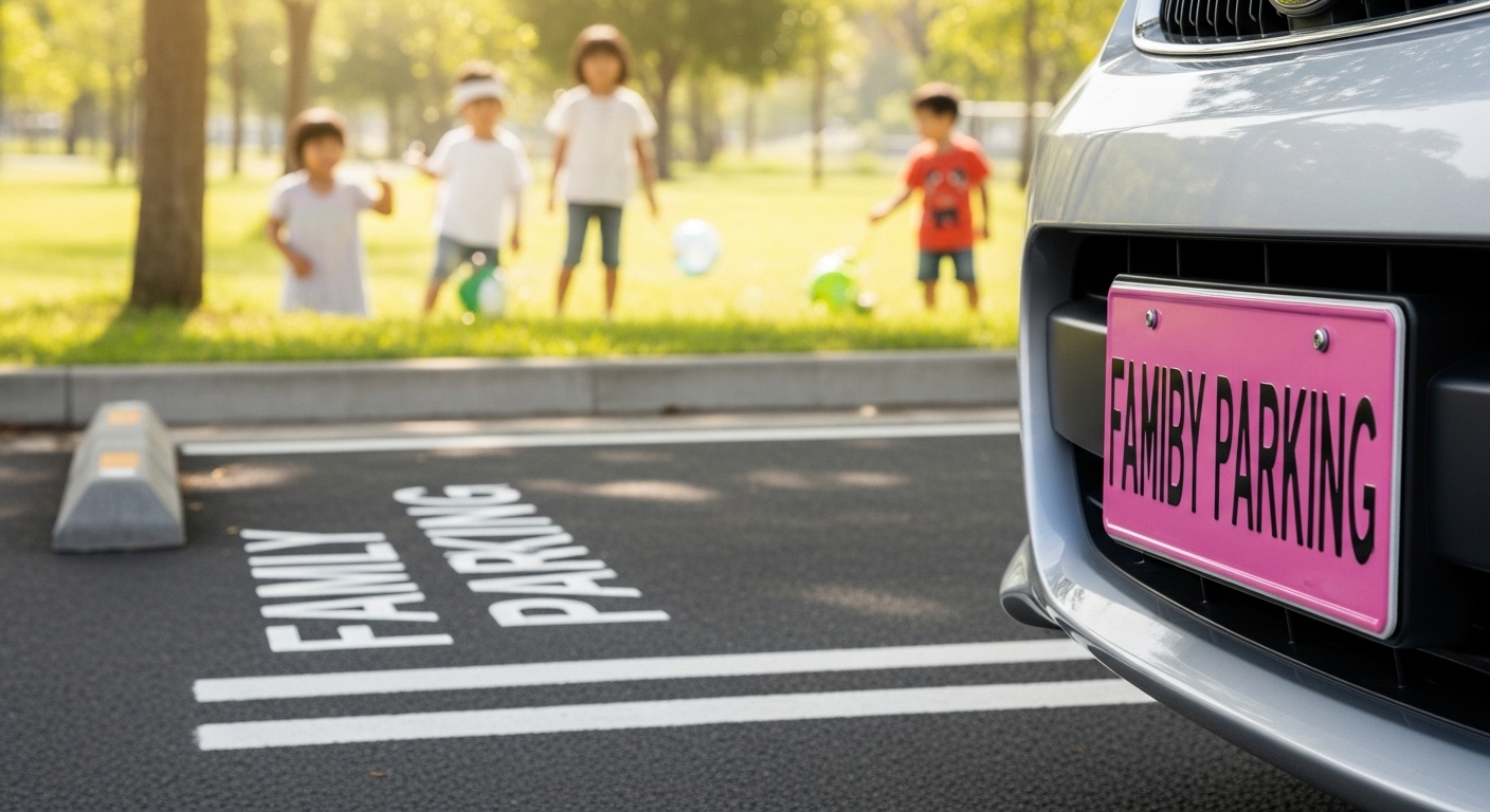 분홍색 번호판, 디자인은 어떨까요?