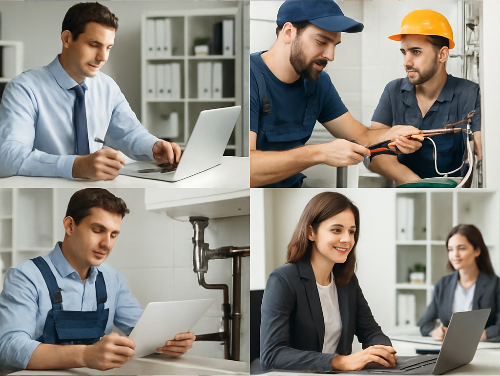 기술직 사무직 모습