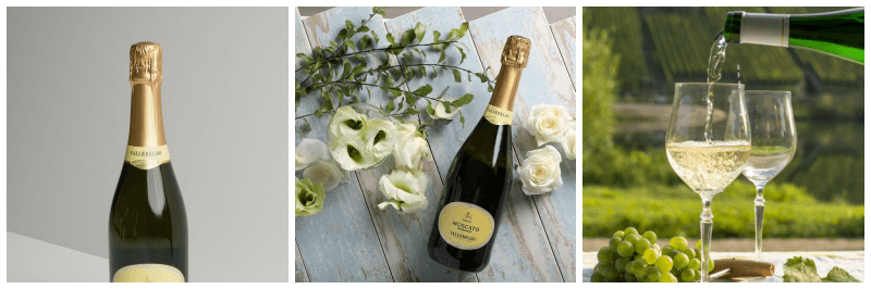 발레벨보 모스카토 스푸만테 사진 3개