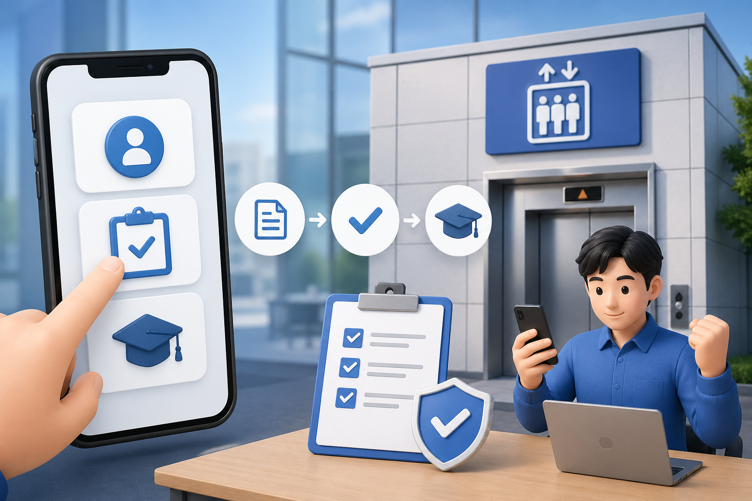 승강기교육센터 모바일 접속 방법 총정리｜민원24로 교육신청까지 한번에 해결 관련 사진
