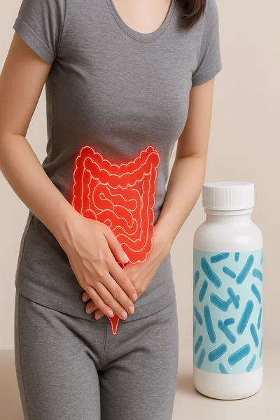 장 트러블로 힘들어하는 모습