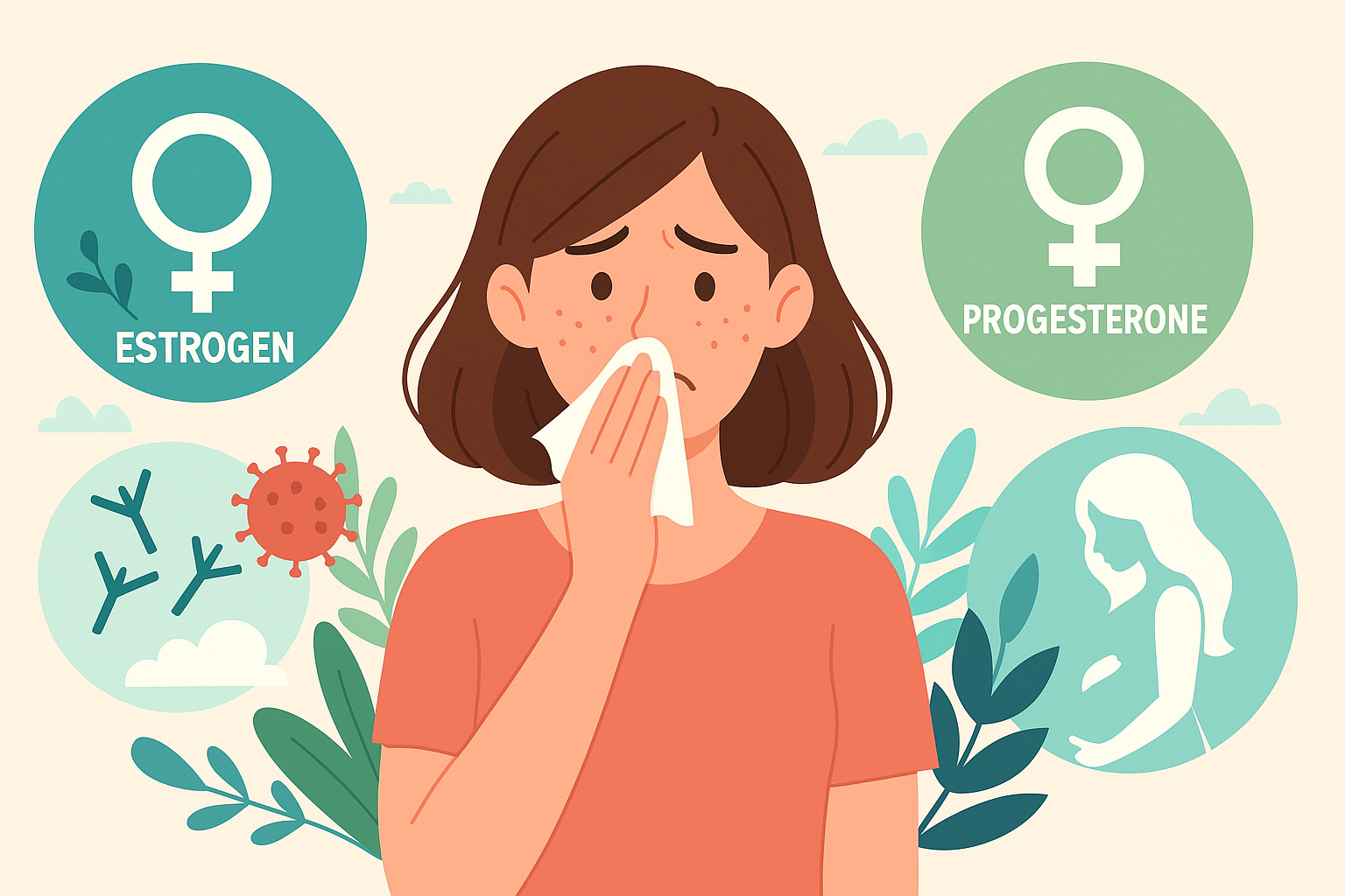 여성 알레르기 환자가 더 많은 이유