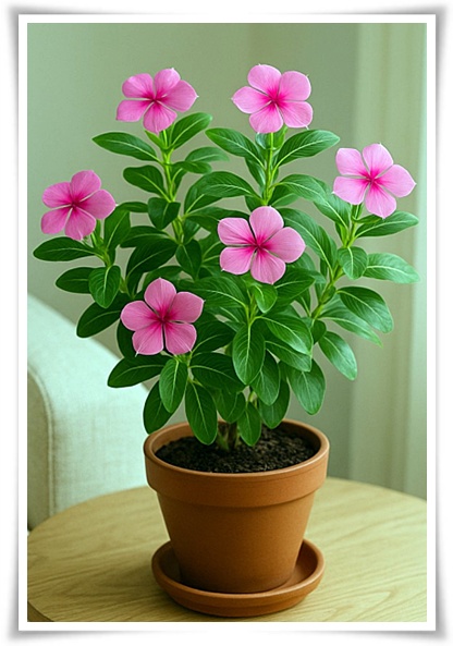 정원 "일일초 키우기" 여름을 환하게 밝히는 정원의 보석!