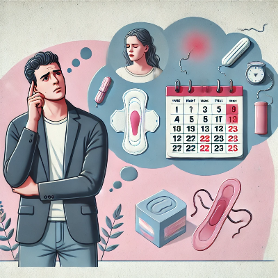 남자가 생각하는 생리를 이미지화