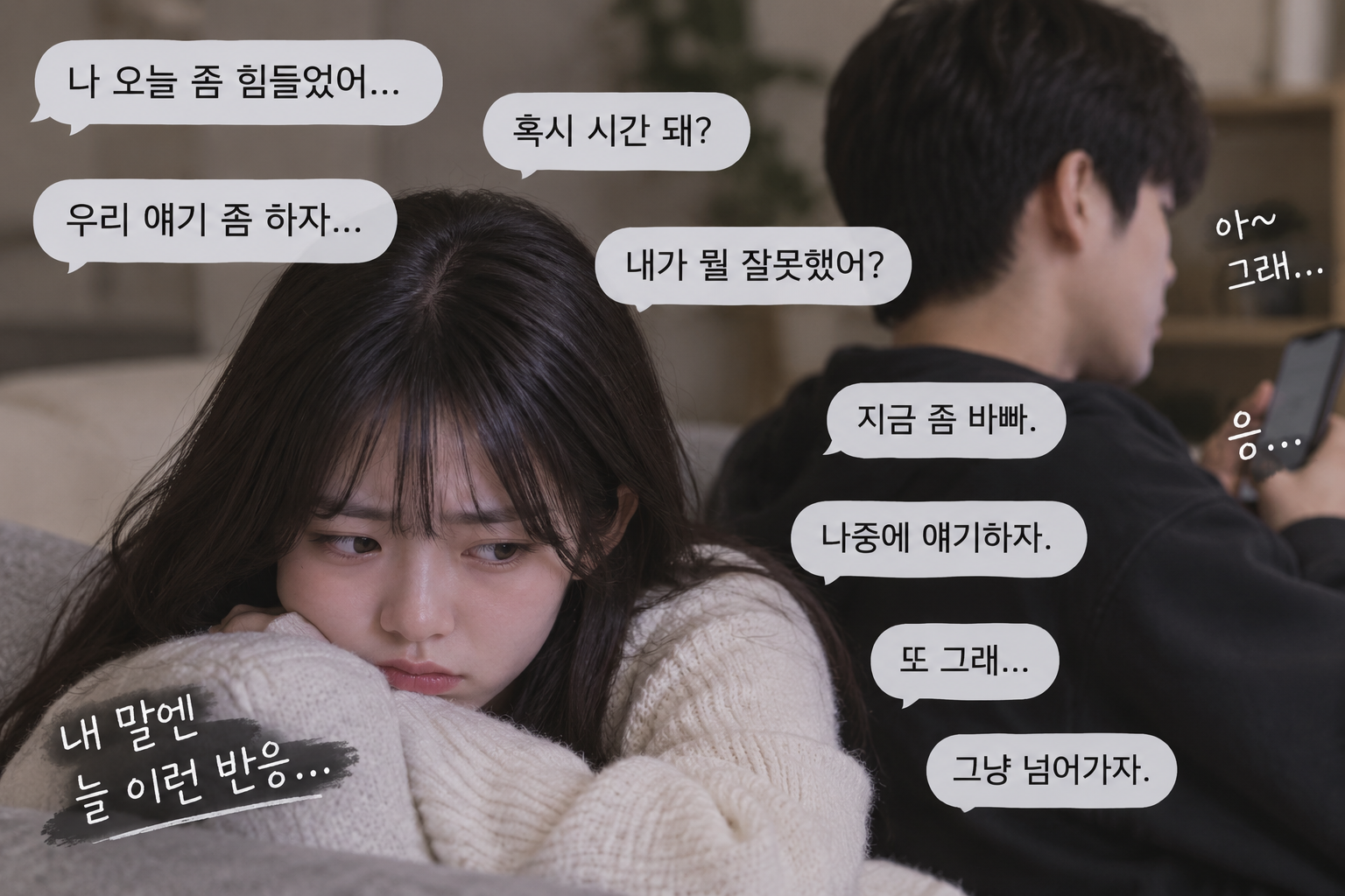 무시당하는 말투