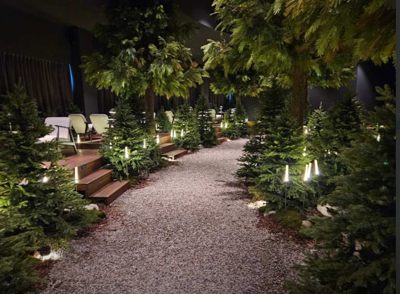 6시내고향 무주 크리스마스카페 내부