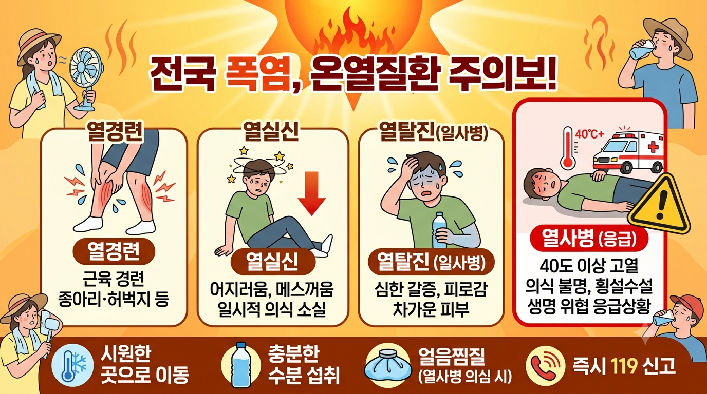 폭염, 온열질환 주의보