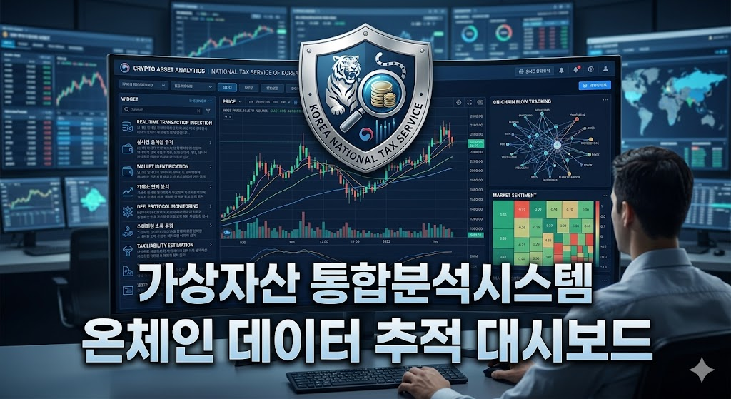 데이터 분석형 (Professional)
국세청 가상화폐 과세 통합분석시스템 구축과 온체인 데이터 추적 대시보드