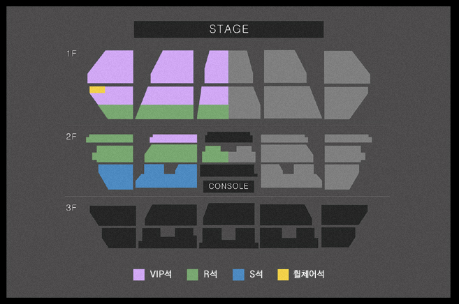 2023 장민호 전국투어 콘서트 좌석배치도