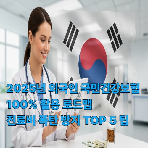 2025년 외국인 국민건강보험 100% 활용 로드맵: 진료비 폭탄 방지 TOP 5 팁
