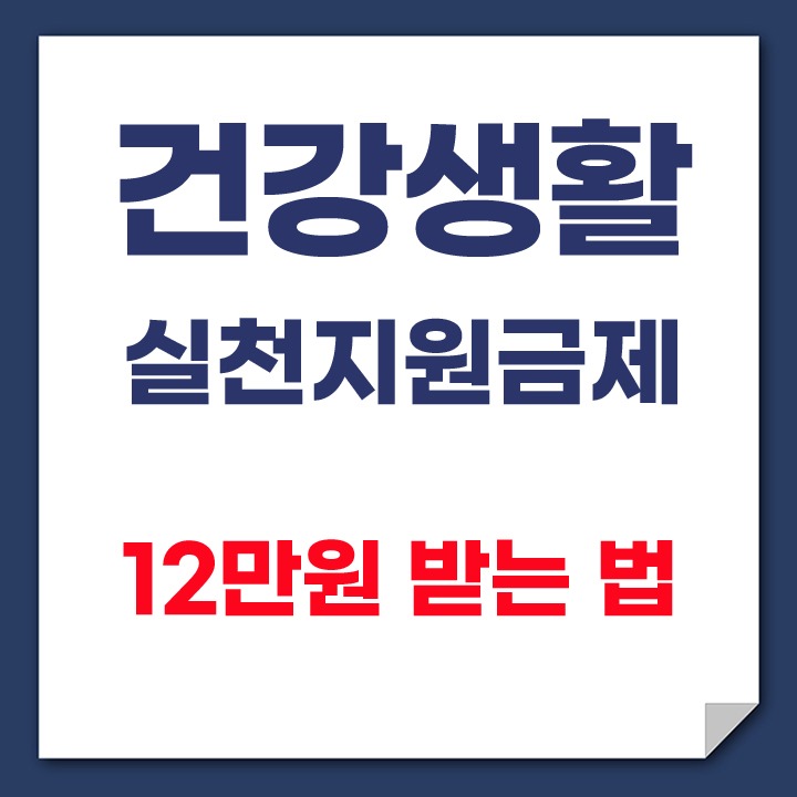 건강생활 실천지원금제