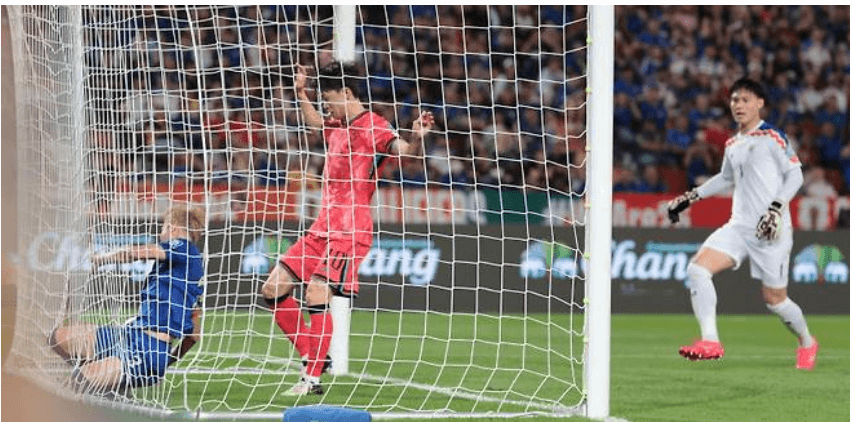 북중미월드컵 아시아지역 2차예선 한국 태국 축구 경기