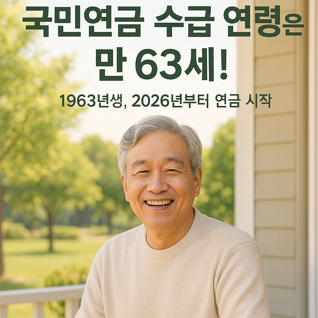 국민연금 수급 연령