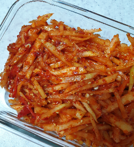 콜라비 무생채 