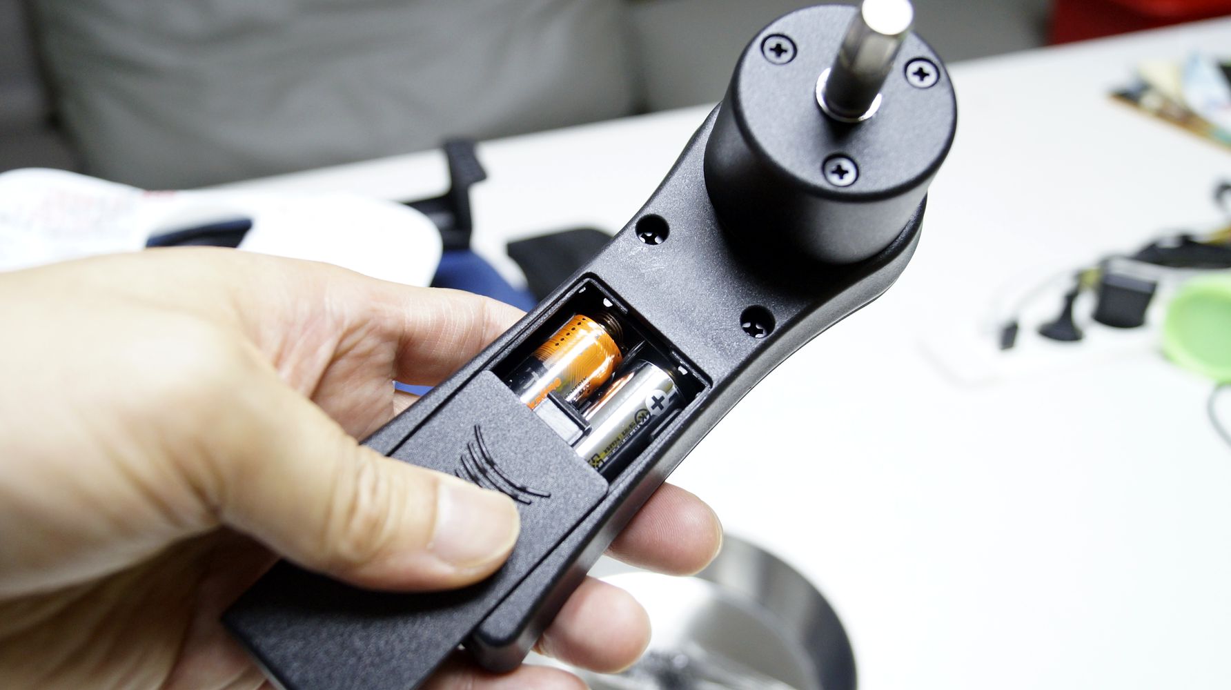 구동핸들 건전지