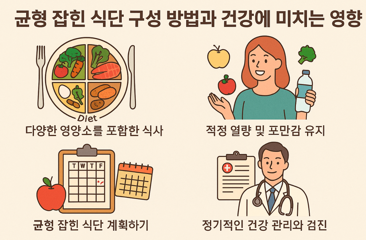균형 잡힌 식단 관련 사진