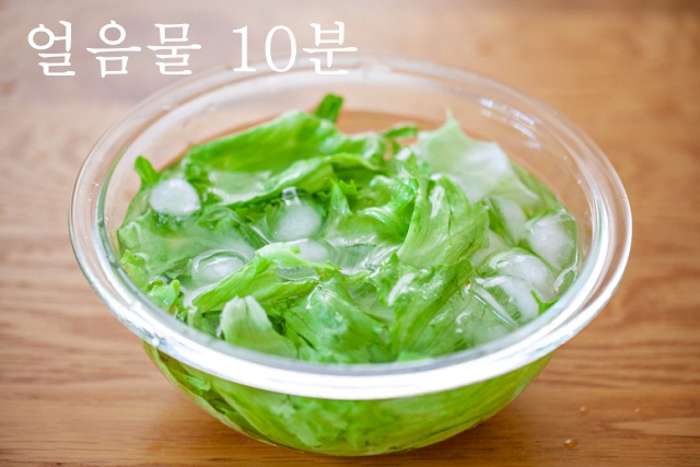 시든 상추 살리는방법, 시든 채소 싱싱하게, 얼음물 양상추, 팁줌 매일꿀정보