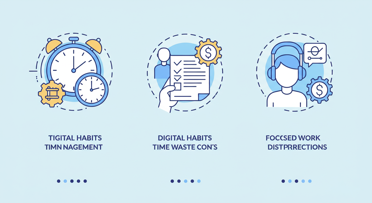 시간낭비를 줄이는 3가지 디지털 습관 정리법