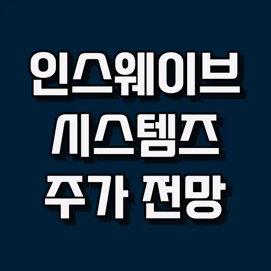 인스웨이브시스템즈 주가 전망