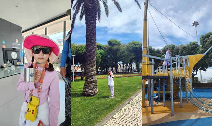 이스포젠드 관광 안내소 옆 공원과 놀이터-아미가 좋아했던 장소