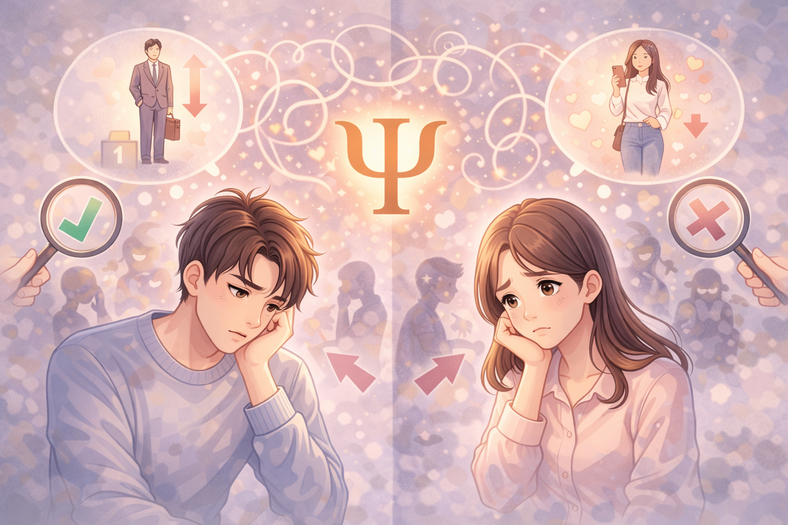 인간은 왜 비교를 멈추지 못하는가에 대한 심리학적 분석 이미지