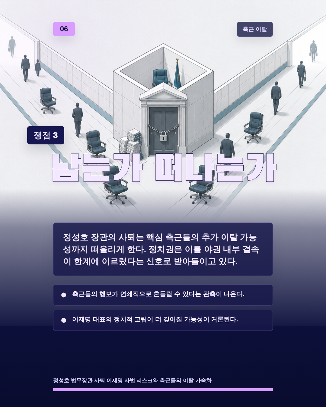 남는가 떠나는가