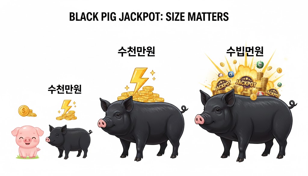 검은 돼지 꿈 로또 1등? 횡재 대박 재물운 완벽 해몽