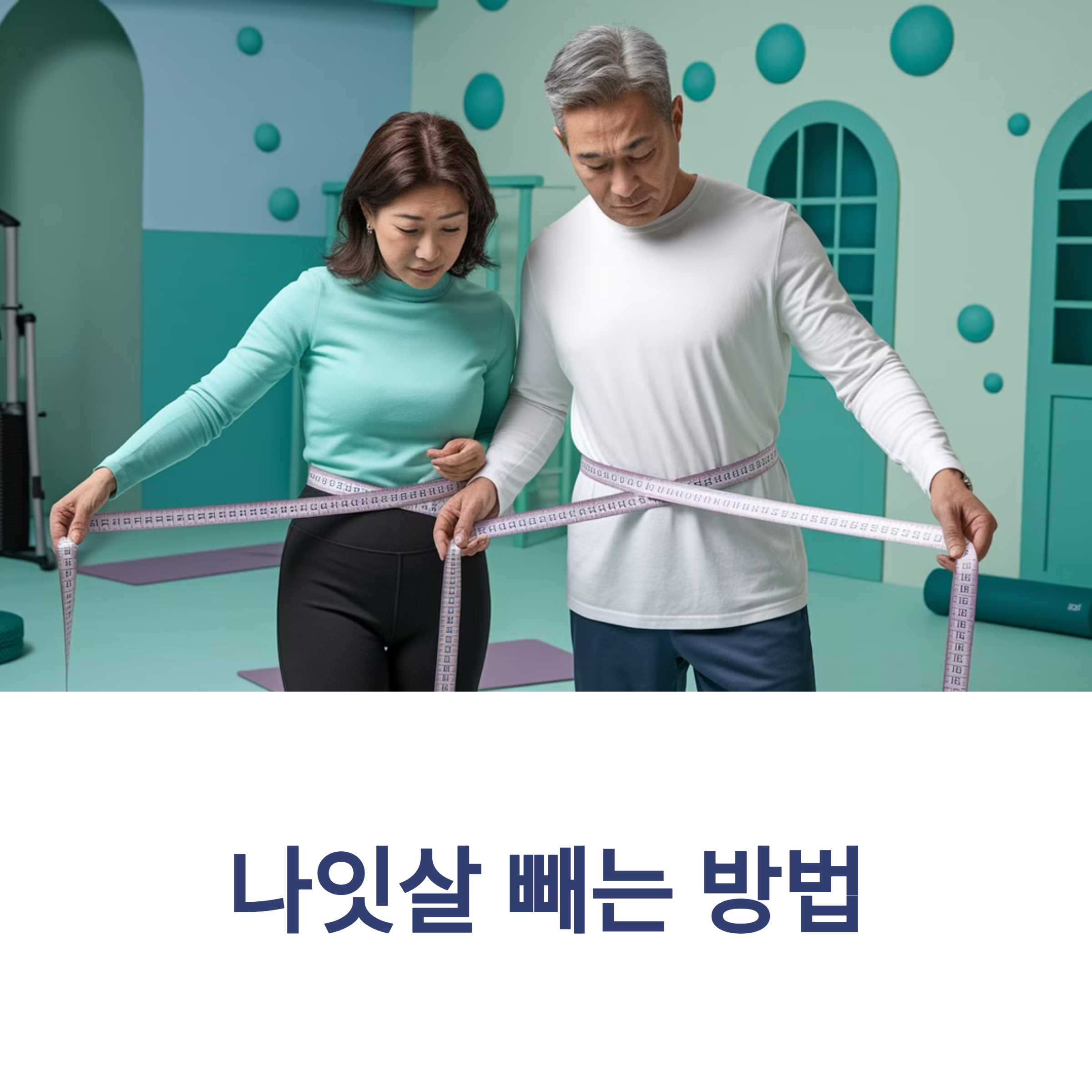 나잇살 빼는 방법 – 40~50대 맞춤 다이어트 전략