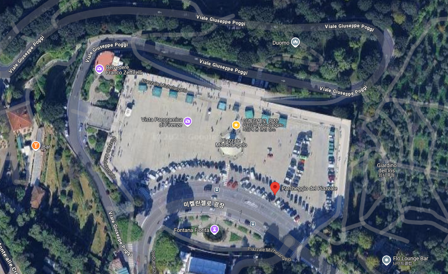 미켈란젤로 광장 주차장