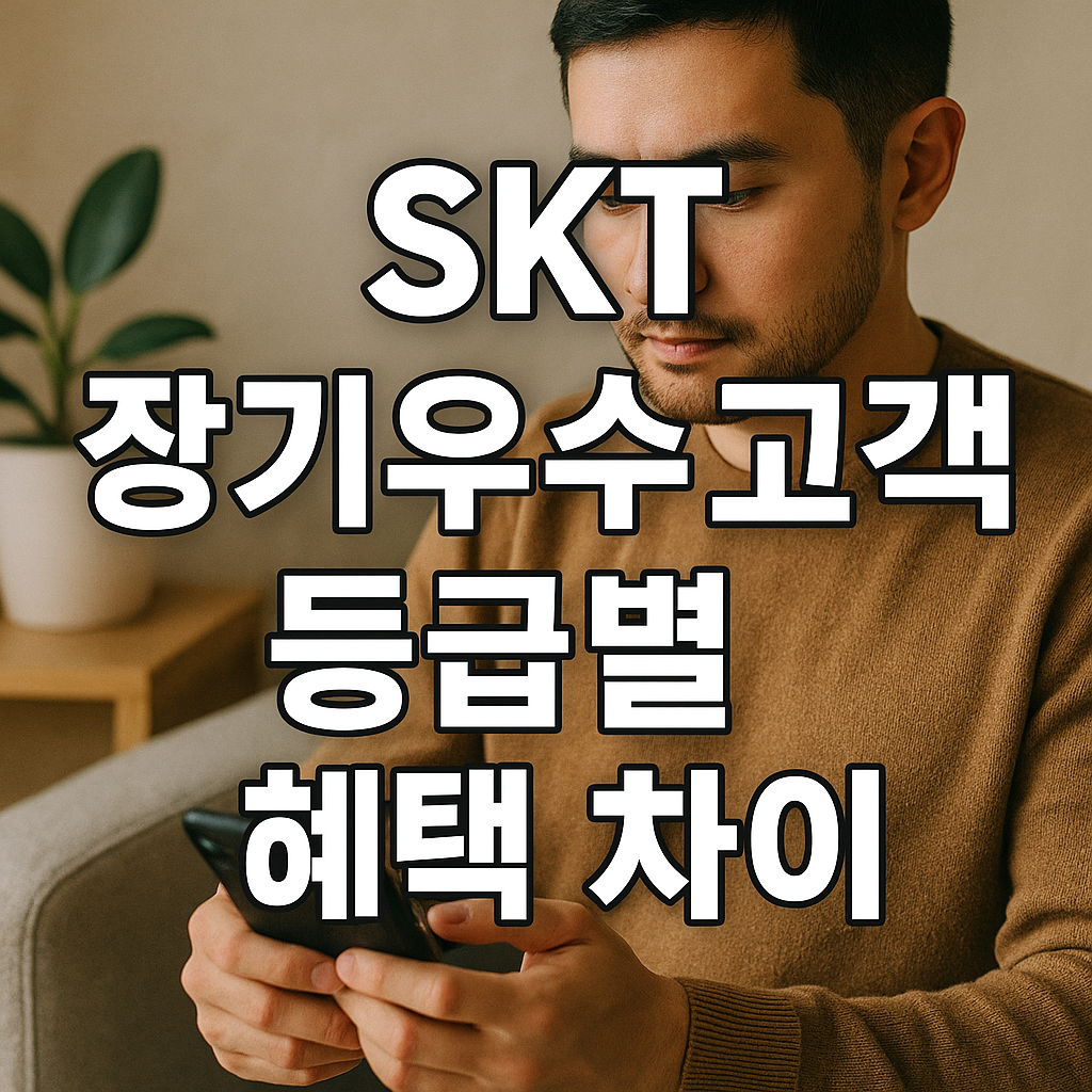 SKT 장기우수고객 등급별 혜택 차이