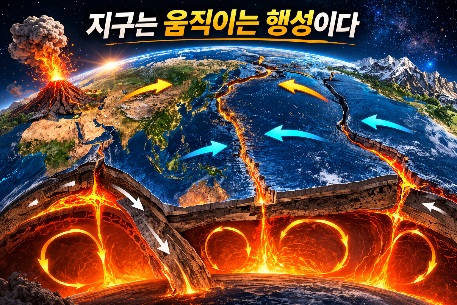 판은 왜 부서지지 않고 움직일까 지구가 움직이는 진짜 이유