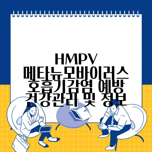 HMPV 메타뉴모바이러스 호흡기감염 예방 건강관리 및 정보